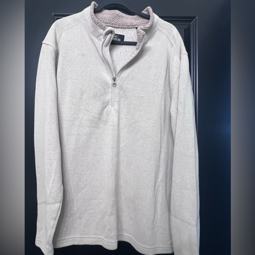 RedHead Cream Fleece-Lined Pullover